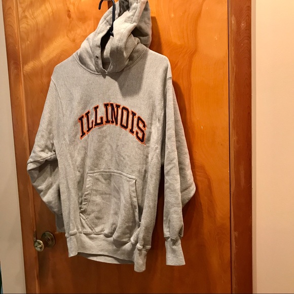 Steve & Barry's Tops - Steve & Barry Illinois Hooded Sweatshirt